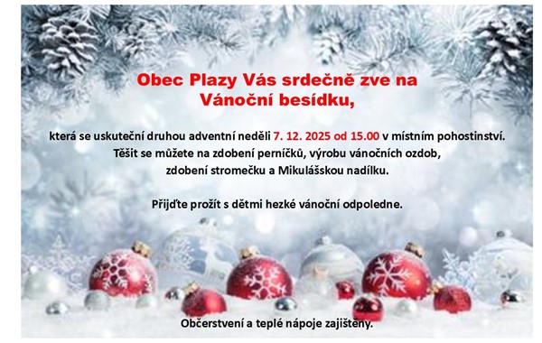 Vánoční besídka 2025